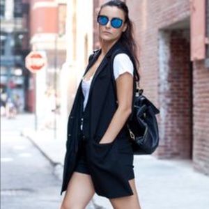 Marissa Webb black wool blend vest, New unworn